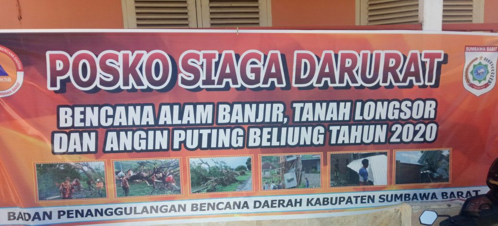 Hadapi Musim Penghujan,  BPBD KSB Buka Posko Darurat Bencana