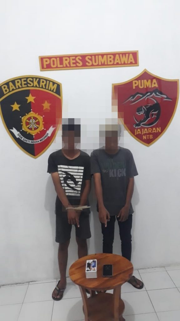 Dua Pelaku Jambret Beserta Dua Penadah Diringkus Tim Puma Polres Sumbawa