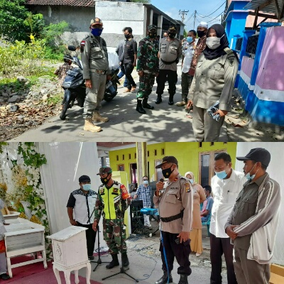 Petugas Hentikan Acara Resepsi Perkawinan Di Karang Padak