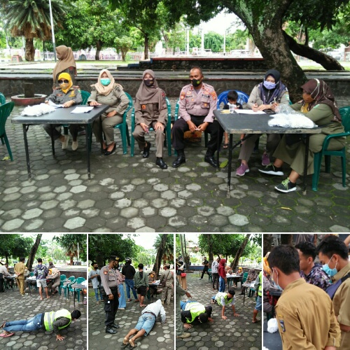 Satpol PP Bersama TNI / Polri Gencar Lakukan Operasi Yustisi Gabungan, ASN Terjaring Langgar Prokes