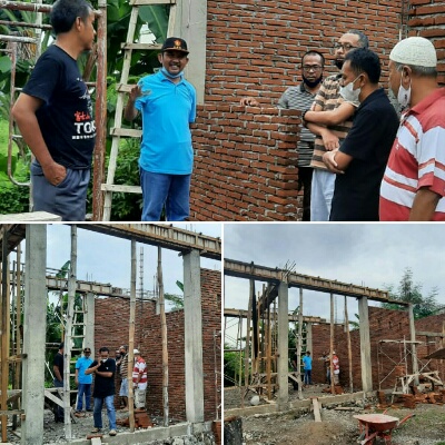 Peduli Anak Yatim, Mohamad Ansori Politisi Gerindra Sumbawa Support Pembangunan Panti Asuhan