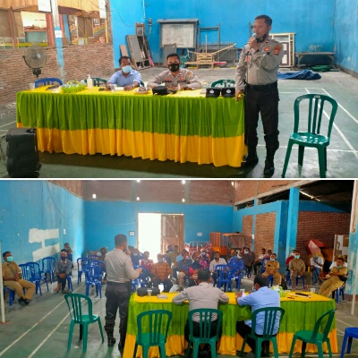 Satuan Binmas Polres Sumbawa Gelorakan Lomba Kampung Sehat NTB Jilid II Di Kecamatan Utan