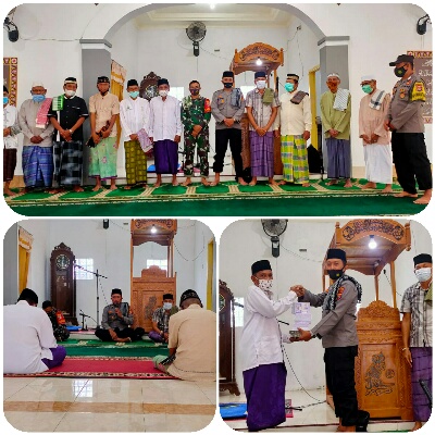 Sosialisasikan Kampung Sehat Jilid II, Kapolsub Sektor Kota Sumbawa Gelar Silaturahim Melalui Jumat Keliling