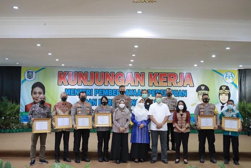 Ditreskrimum Polda NTB Sabet Penghargaan Menteri PPPA RI