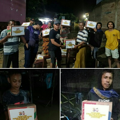 Polres Sumbawa Salurkan Bantuan Sosial Korban Bencana Banjir Bima