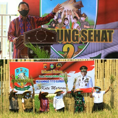 Mendagri Tito Karnavian Puji Program Kampung Sehat Besutan Polda NTB