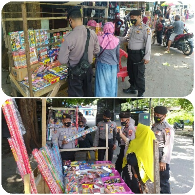 Polres Sumbawa Ancam  Pedagang Yang Jual Petasan Daya Ledak Tinggi Selama ramadhan