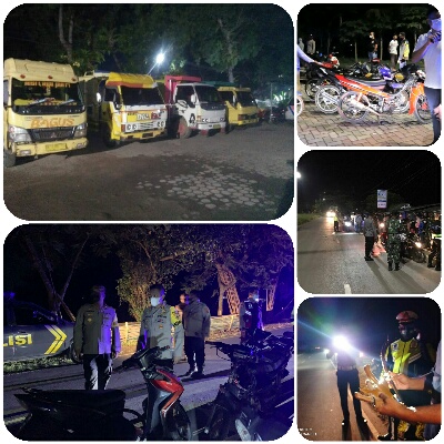 Patroli Skala Besar Di Lombok Tengah, Amankan Sajam, Puluhan motor & Truck, Serta Ribuan Petasan