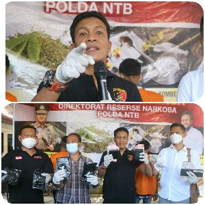 Bos Narkoba Dari Sumbawa Bersama Tiga Rekannya Diringkus Polisi Di Senggigi