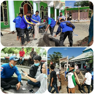 TAGANA NTB Salurkan Bantuan Pada Empat Kecamatan Terdampak Banjir Bandang Di Bima
