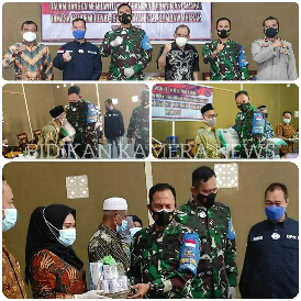 Berkunjung Ke Sumbawa, Danrem 162/Wira Bhakti Cek Pelaksanaan PPKM Mikro Sekaligus Serahkan Bantuan
