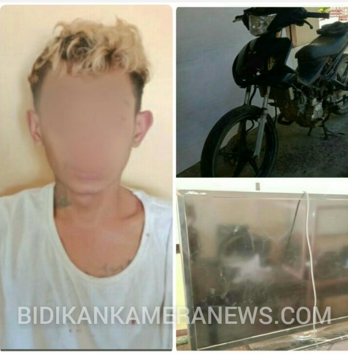 Kurang Dari 24 Jam, Pelaku Pencurian Di Rumah Dinas Puskesmas Lenangguar Ditangkap Polisi