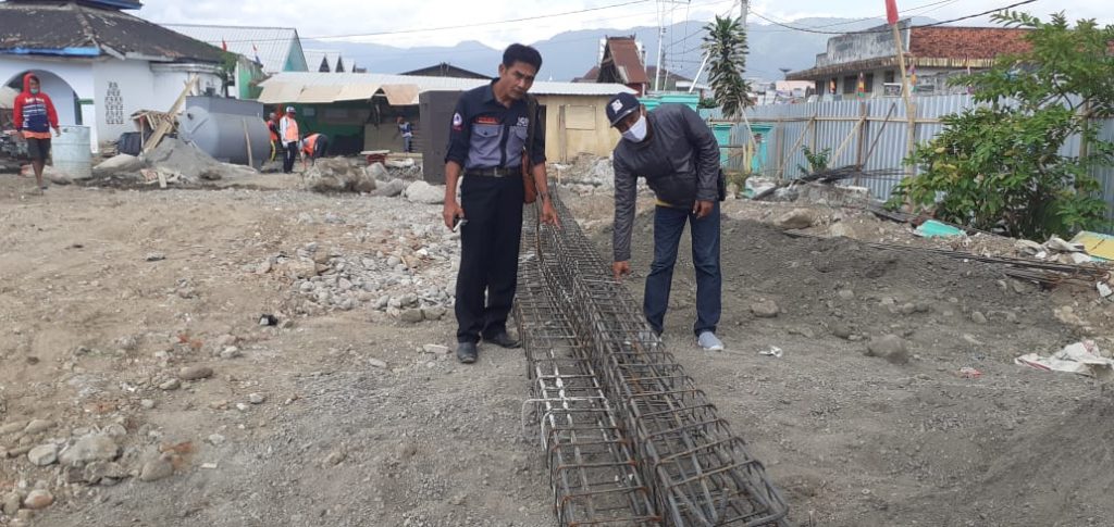 Kontraktor Puskemas Alas Siap Mengganti Besi Yang Dipermasalahkan