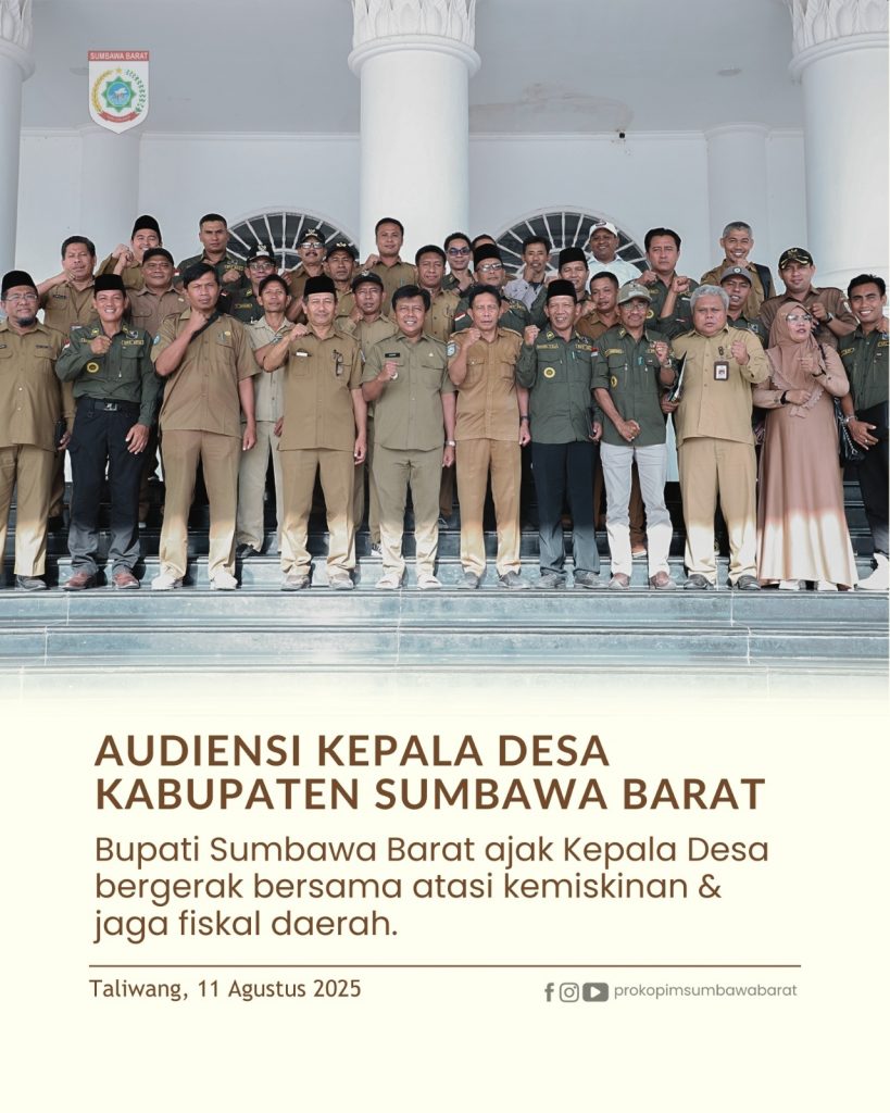 Bupati KSB Ajak Kepala Desa Bergerak Bersama Atasi Kemiskinan dan Jaga Fiskal Daerah