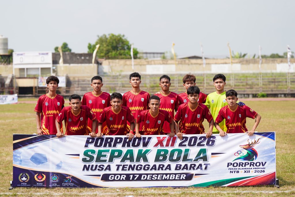 Porprov NTB Ke-12,  Cabor Sepak Bola, Seru..!, Wasit Keluarkan 2 Kartu Merah , Tim Kesebelasan Sumbawa Barat vs Kesebelasan Bima Kota Skor Akhir 2-2