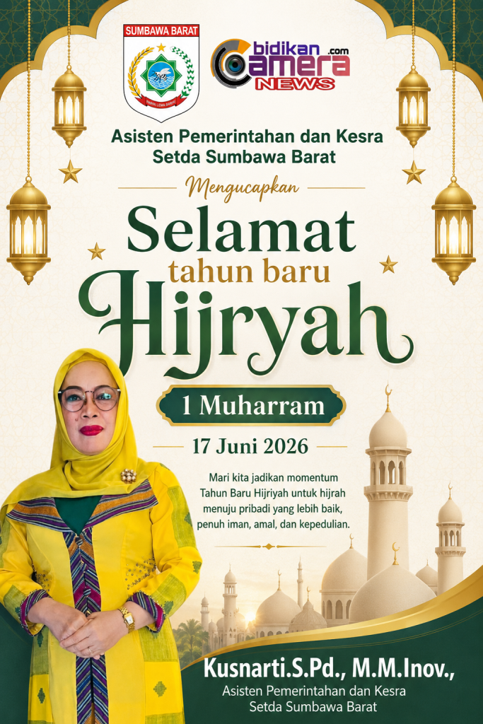 Asisten Pemerintahan dan Kesra Setda Sumbawa Barat Mengucapkan SELAMAT TAHUN BARU HIJRYAH 1 MUHARRAM 17 JUNI 2026