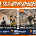 BPJN NTT Ukur Ruas Jalan Karica-Lidi di Palue, Temukan Kerusakan Berat dan Akses Sempit