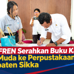 Youth FREN Serahkan Buku Karya Anak Muda ke Perpustakaan Kabupaten Sikka