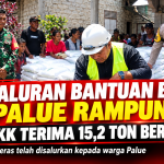 Penyaluran Bantuan Beras di Palue Rampung, 507 KK Terima 15,2 Ton Beras