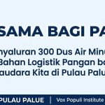 Palue Dilanda Krisis Air, Vox Point Indonesia Salurkan 300 Dus Air Minum dan Bantuan Kemanusiaan